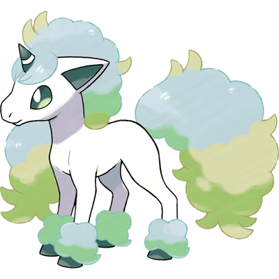 shiny galarian ponyta