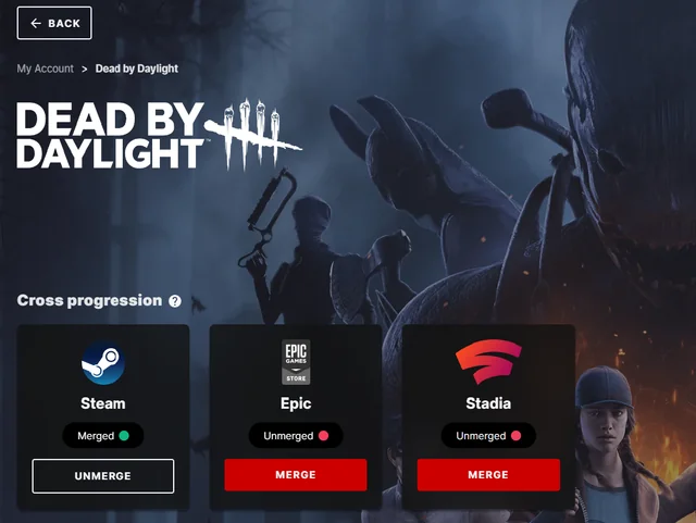 dead by daylight cross progression